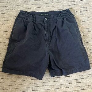 Croft and barrow thick black cotton shorts
